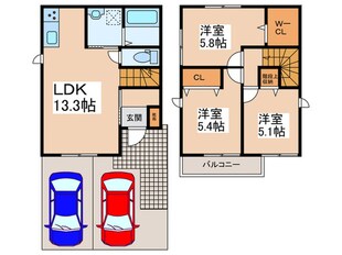 ＫＩメゾンＣの物件間取画像